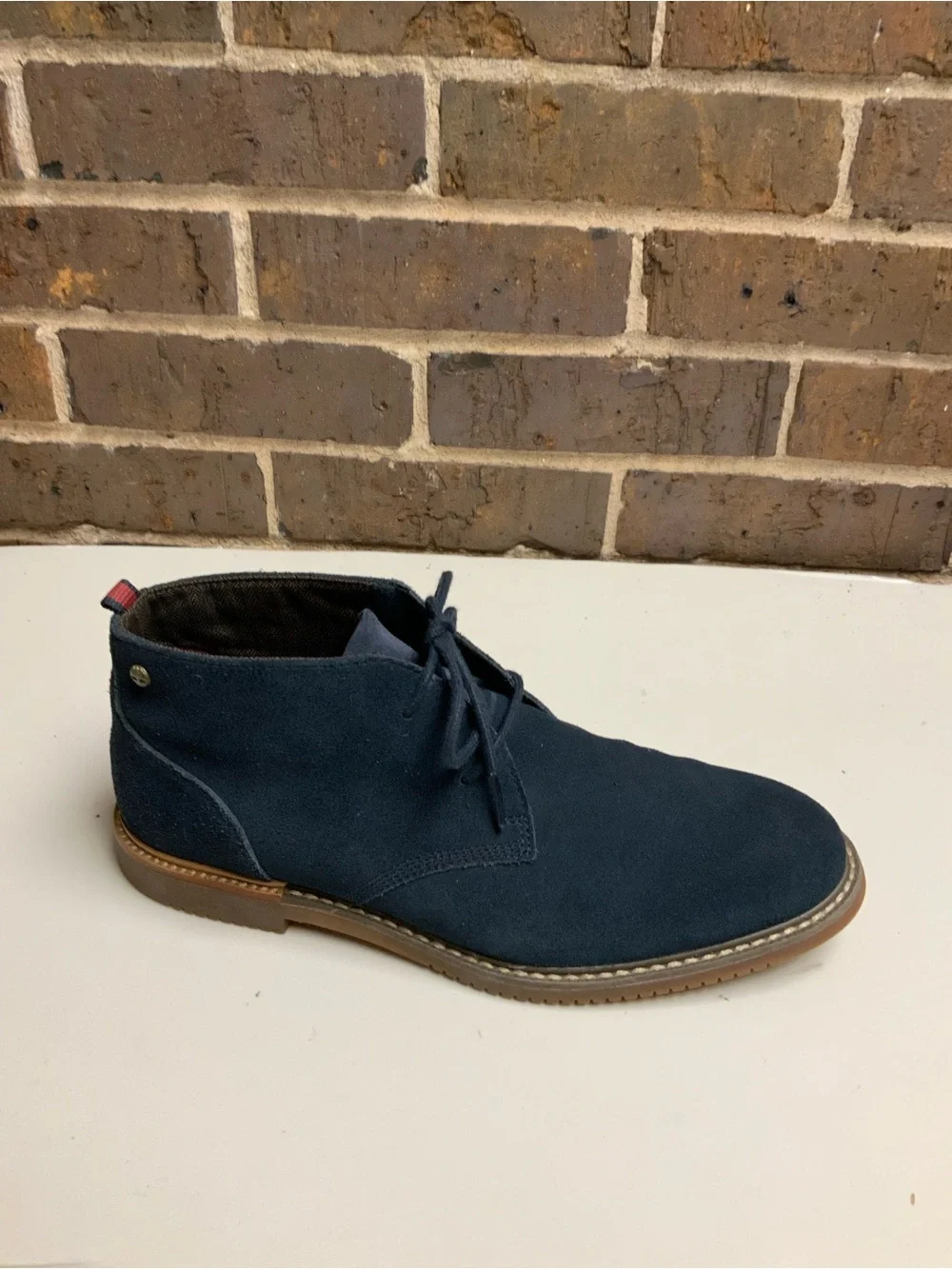 Navy Suede Chukka Boots - Stylish Lace-Up Men's Ankle Boots